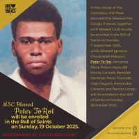 Towards the canonisation of Blessed Peter to Rot